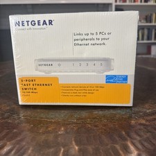 Netgear FS605v3 5-Port Gigabit Ethernet Network Switch 10/100 Switch picture
