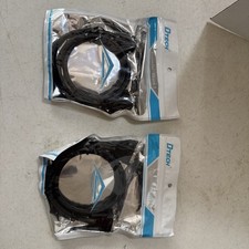 2-Dtech DT-9005A RS232 Serial COM DB9 Straight Through Cable Male-to-Male 3ft picture