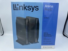 Linksys Arena Pro 6 WiFi 6 Dual Band Mesh Router 2 Pack AX3200, 50+ Devices picture