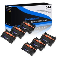 6PK CC364A 64A Black Toner Cartridge For HP P4515n P4515tn P4515x P4015x P4015dn picture