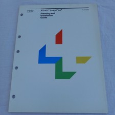 1990 1st Edition IBM AS/400 ImagePlus PLANNING & INSTALLATION GUIDE Manual 116pg picture