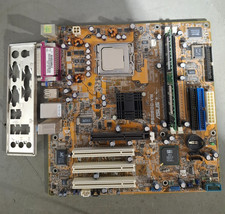 Asus P5S800-VM Socket 775 Motherboard, Intel P-4 CPU & I/O Plate + 512 DDR picture