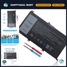 74Wh 6 Cell Li-ion Laptop Battery for Dell Inspiron 15 7000 Series 11.1V 11.4V picture
