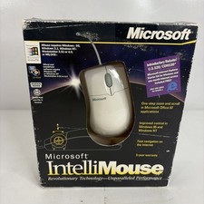 Microsoft Intellimouse Vintage with Box and Manual Part 98268 Open Box picture