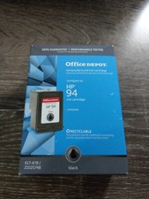 Office Depot Compares To HP 94 Black Ink Cartridge Remanufactured. NEW  picture