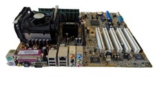 ASUS P4P800-E Deluxe ATX Motherboard Pentium 4 CPU 2.8 GHz 1 GB RAM I/O Shield picture