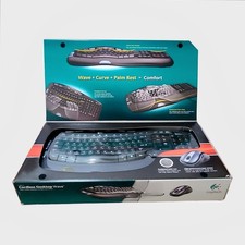 Logitech Cordless Desktop Wave Wireless Mouse & Keyboard US English (920-000264) picture