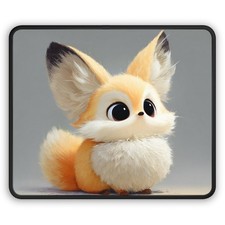 Cute Fluffy Fox Gaming Mouse Pad picture