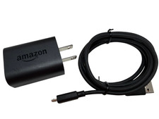 Official Amazon 9W Power Adapter Charger LY87DR 5.2V 1.8A Micro USB Cable Kindle picture