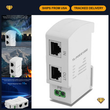 Ethernet Surge Protector Gigabit PoE DIN Rail RJ45 Network Thunder Arrestor 5V/4 picture