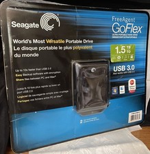 Seagate FreeAgent GoFlex 1.5TB USB 3.0 external Hard Drive 9ZFAY4-570 NEW picture