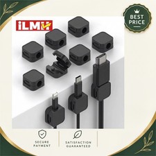 Adhesive Cable Clips Cord Holder, Adjustable Under Desk Cable Management picture