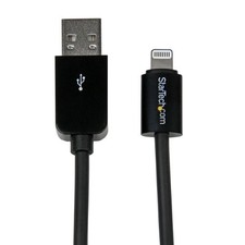 Startech USBLT3MB 3m Black USB Cable for Apple 8-pin Devices picture
