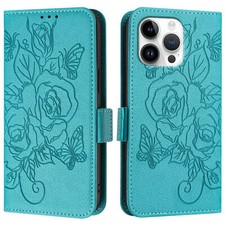 Flip Leather Rose Wallet Cover Case For Vivo Y17 Y30 Y76 V40 V50 Y38 Y39 IQOO Z9 picture