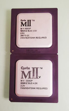 2PCS cyrix MII-300GP 66MHZ 2.9V +333GP 66MHZ 2.2V. High collector's value picture