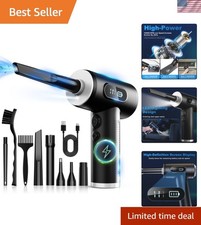 Compressed Air Duster, Rechargeable Cordless Electric Air Blower picture