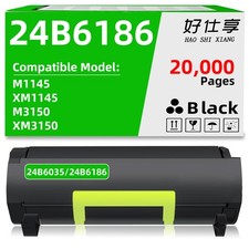 24B6186 Toner Cartridge Compatible for Lexmark M3150 XM3150 M1145 XM1145 picture
