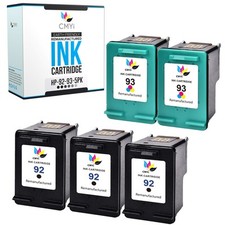 5Pack CMYi Compatible HP Ink 92 93 Combo Pack for HP PSC 1507 1510 1510v 1510xi picture