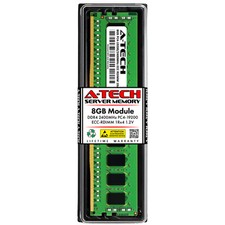 A-Tech 8GB 1Rx4 PC4-19200R DDR4 2400 MHz ECC Registered RDIMM Server Memory RAM picture