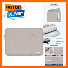 Laptop Sleeve 14 Inch Polyester Slim Lightweight with Front Pocket for picture