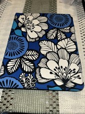 Vera Bradley iPad 2/3 Snap On Case Shell Blue Bayou Holds Approx 10”x8” Pad NEW picture