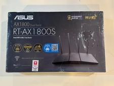 ASUS RT-AX1800S AX1800 Dual-Band WiFi 6 Router MU-MIMO Futureproof NEW SEALED picture