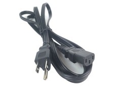 LOT OF 25 6FT NEMA 5-15P MALE TO IEC 60320 C13 FEMALE 10A 125V BLACK POWER CORD picture