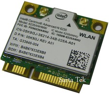 Dell OEM 5K9GJ Intel Advanced-N 6235 802.11a/b/g/n 6235ANHMW BT 4.0 PCIe Half picture