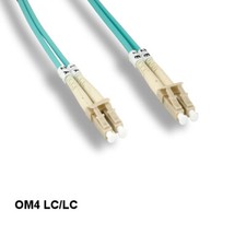 10PCS Kentek 4m OM4 LC to LC 10Gb Multi-Mode Fiber Optic Cable 50/125 Duplex picture