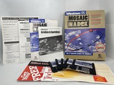 Vintage Windows 95 Mosaic In A Box Egghead CompuServe Software Floppy Disks picture