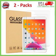 {2-Pack}Tempered Glass Screen Protector For iPad Pro 12.9