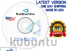 Kubuntu 22.04.03 LTS DVD Fast SAME-DAY Shipping from the USA Latest Version picture