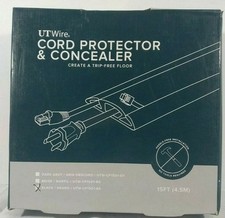 UT Wire Cord Protector & Concealer UTW-CP1501-Bk For a Trip Free Floor picture