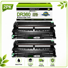 2PK DR360 DR-360 Drum Unit Compatible For Brother HL-2170W MFC-7340 MFC-7440N picture