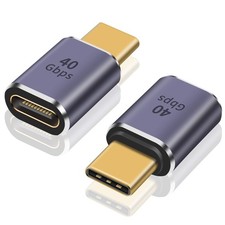 Poyiccot USB C Extender Adapter 2-Pack, 8K@60Hz usb c extender 100W, lavendar picture