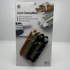 U Brands Cable Organizer 3 Pack Multicolor Reusable Adjustable Plastic picture