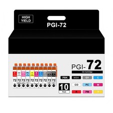 PGI-72 Ink Cartridges 10 Color Pack Replacement for Canon PGI-72 PGI72 picture