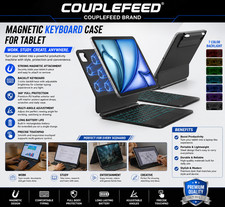 for iPad Air 11/Pro 11 (1-4) Keyboard Case, Full-Area Trackpad picture