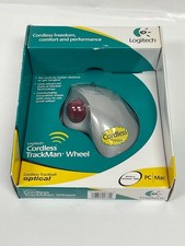 Logitech Cordless TrackMan Wheel Trackball Optical Mouse WIN 2000 PC/Mac picture