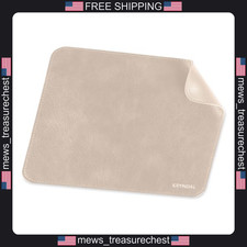 Office PU Mouse Pad 10.2 x 8.3 Inch Non-Slip Stitched Edges picture