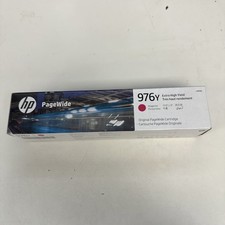 New Open Box HP 976Y Magenta Ink Cartridge, L0R06A picture