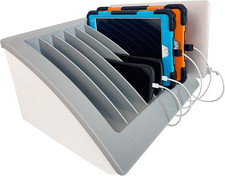 8-Device Laptop & Tablet Charging Station with Surge Protection picture