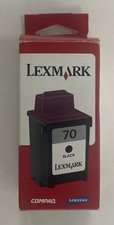 Lexmark # 70 Black Ink Cartridge Genuine  picture