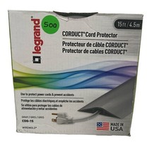 Legrand CDG-15 New in Box Cord protector Wire Grey - Made in USA. picture