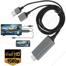 USB HDMI Mirroring Cable Phone To Digital TV HDTV AV Adapter For iPhone Android picture
