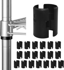 40 Pcs Wire Shelf Clips for 1 Inch Post picture