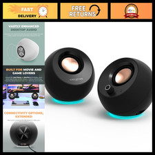 RGB 2.0 USB-C Desktop Speakers - Compact Creative Sound System for PC & Laptop picture