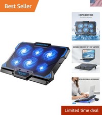 Versatile Cooling Pad for Laptops with 6 Fans, Height Adjustability & USB Ports picture