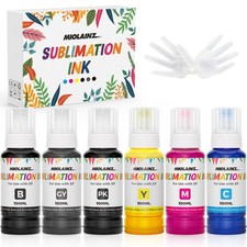 Sublimation Ink for ET-8500 ET-8550 Wide-Format Supertank Printers Heat Press... picture