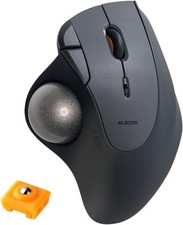 ELECOM Wireless Trackball Mouse IST PLUS Ball Roller Black M-IT10MRSABK Japan picture